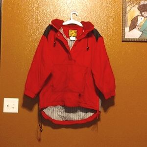 NWOT Ski Jacket - Bombshell size M Red & Gray.